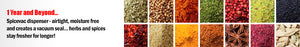 Spicevac - High-Quality, Airtight Spice Containers