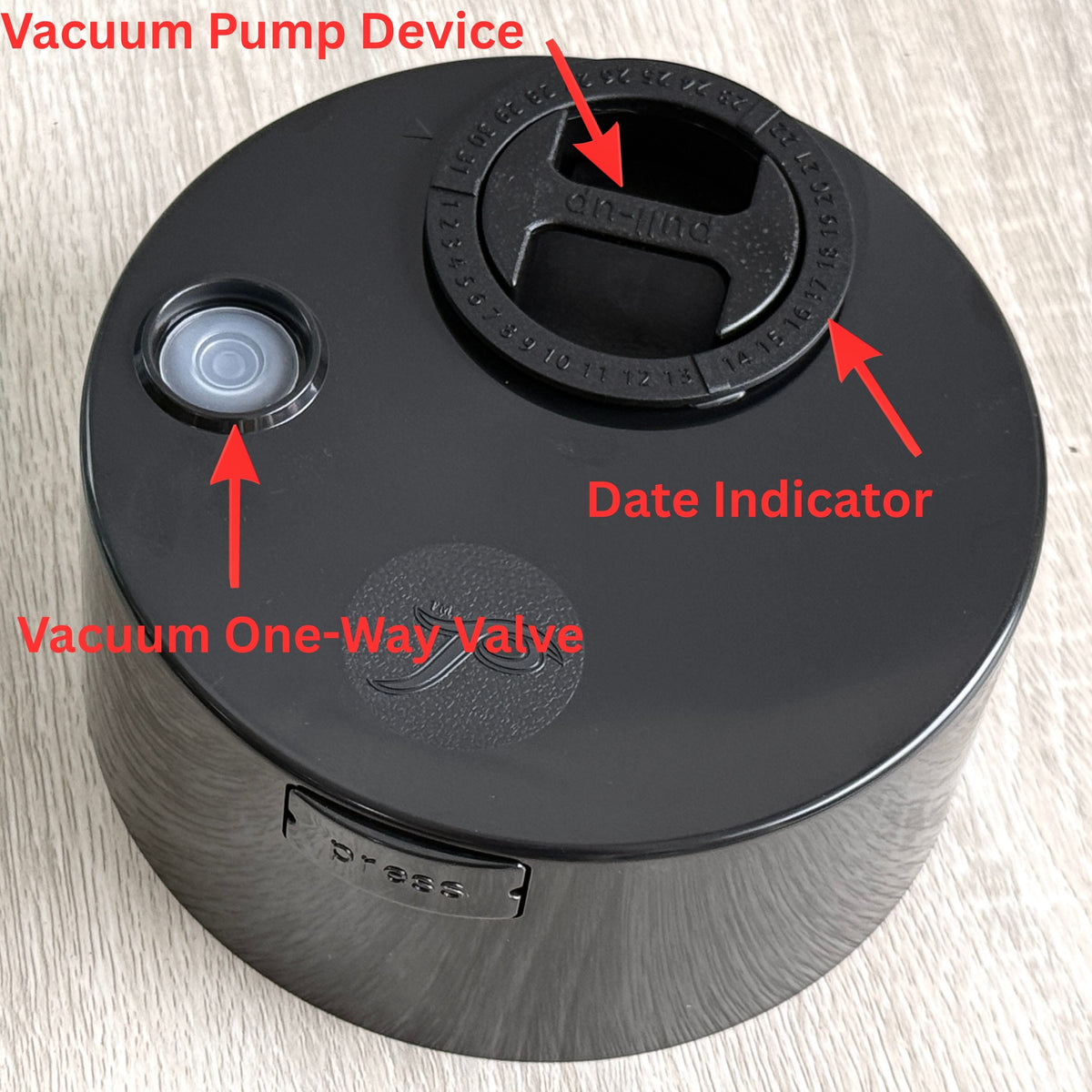Vacuum Sealed Coffee Storage Container | Holds 16oz, 500g Vacuum Sealed Coffee Storage Container | Holds 16oz, 500g