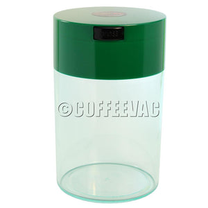 Coffee Container D Green & Clear